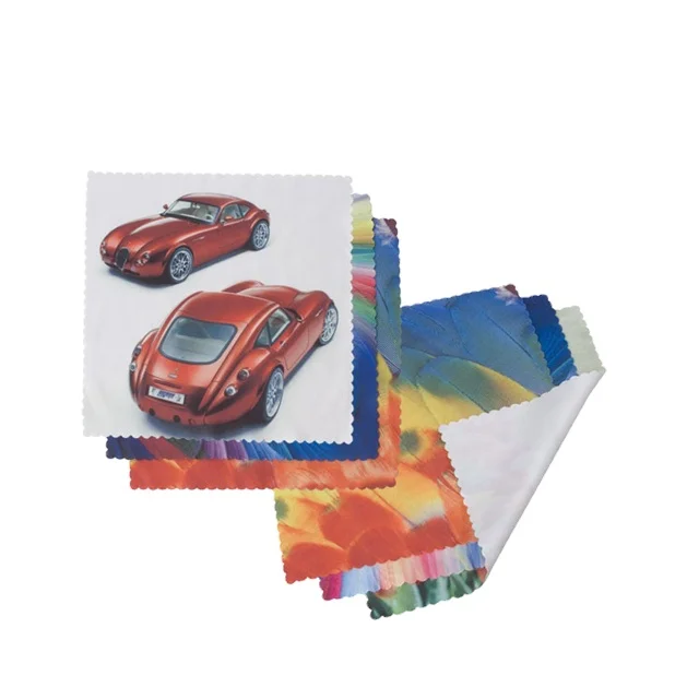 custom logo Microfiber wholesale Jewelry velvet  polishing cleaning cloth for Jewelry