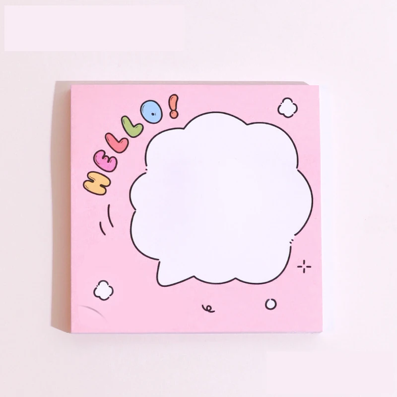 Custom personality design Charm Self-adhesive Sticky Note Paper Square shape stationery note paper sticker