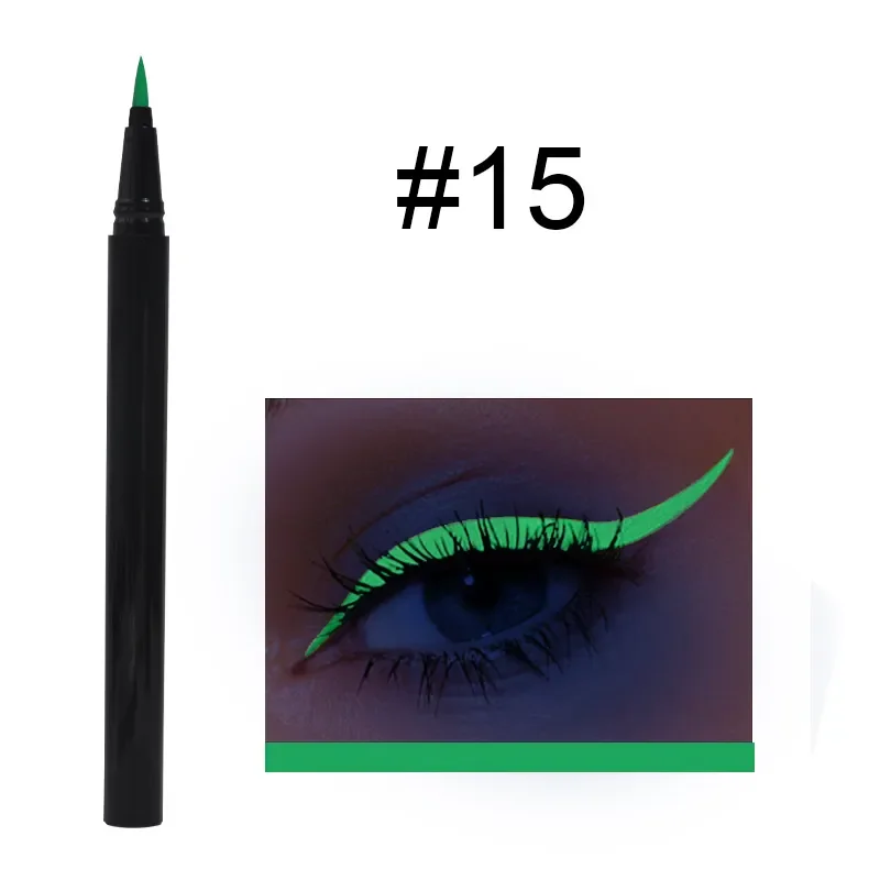 23 color Waterproof Neon Eyeliner Pencil Colors Lasting Eyeliner Pencils