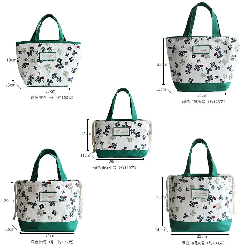 Custom Logo Wholesale Promotional Recyclable Material Eco Friendly cotton canvas lunch bag for sale