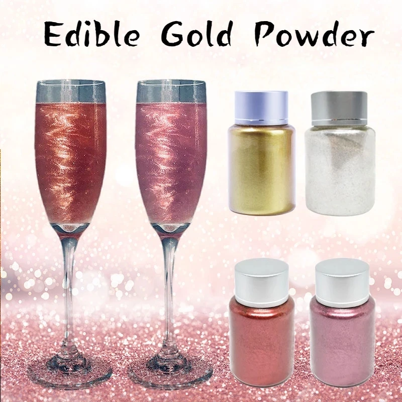 Edible Dyeing  Glitter Cake Decor Powder Mousse Cake Chocolate Pearl  Gold Powder Baking Color Dust