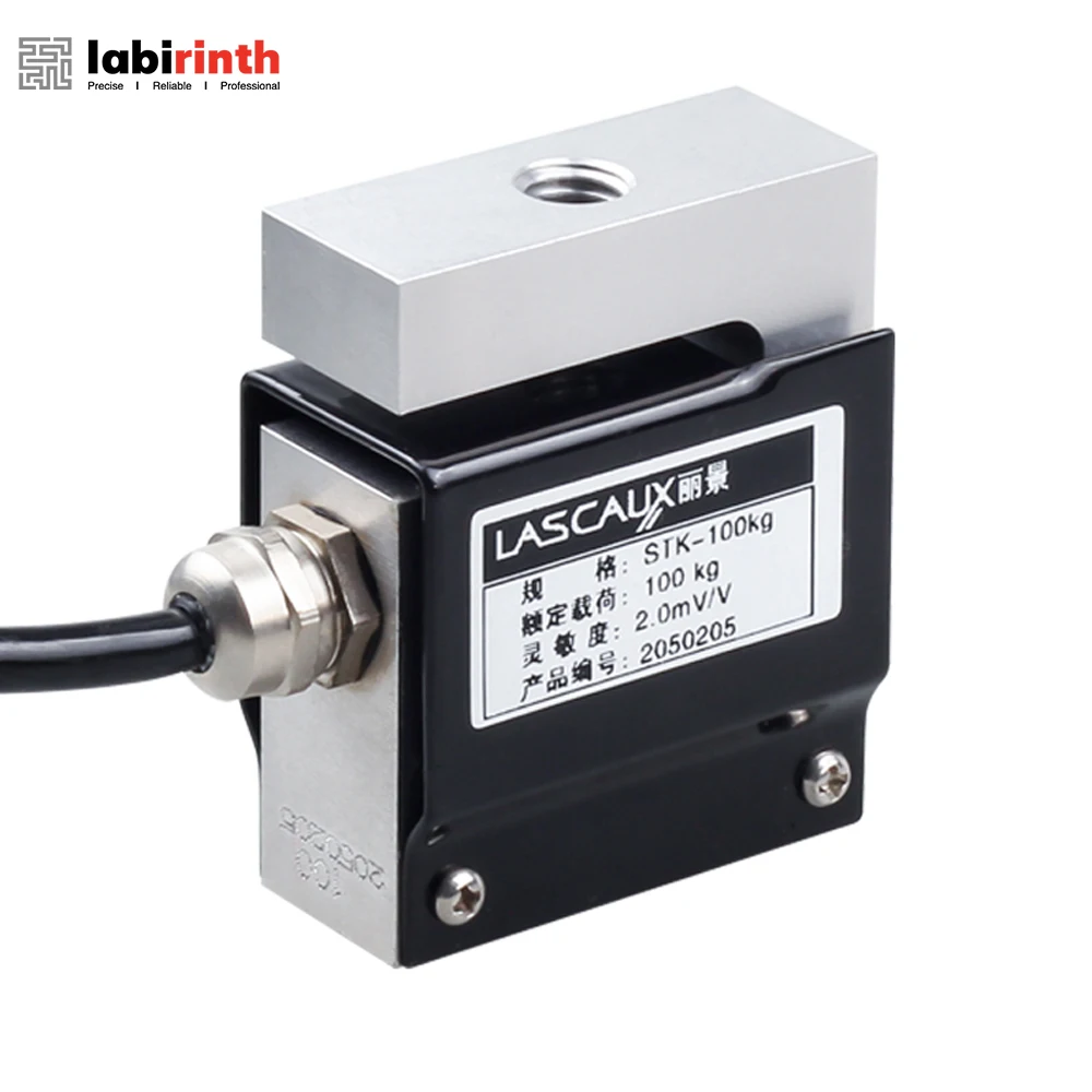Lascaux Brand STK 10kg to 500kg Electronic Weighing Device Mini S-type Tension Force Testing Sensor Load Cell Sensor