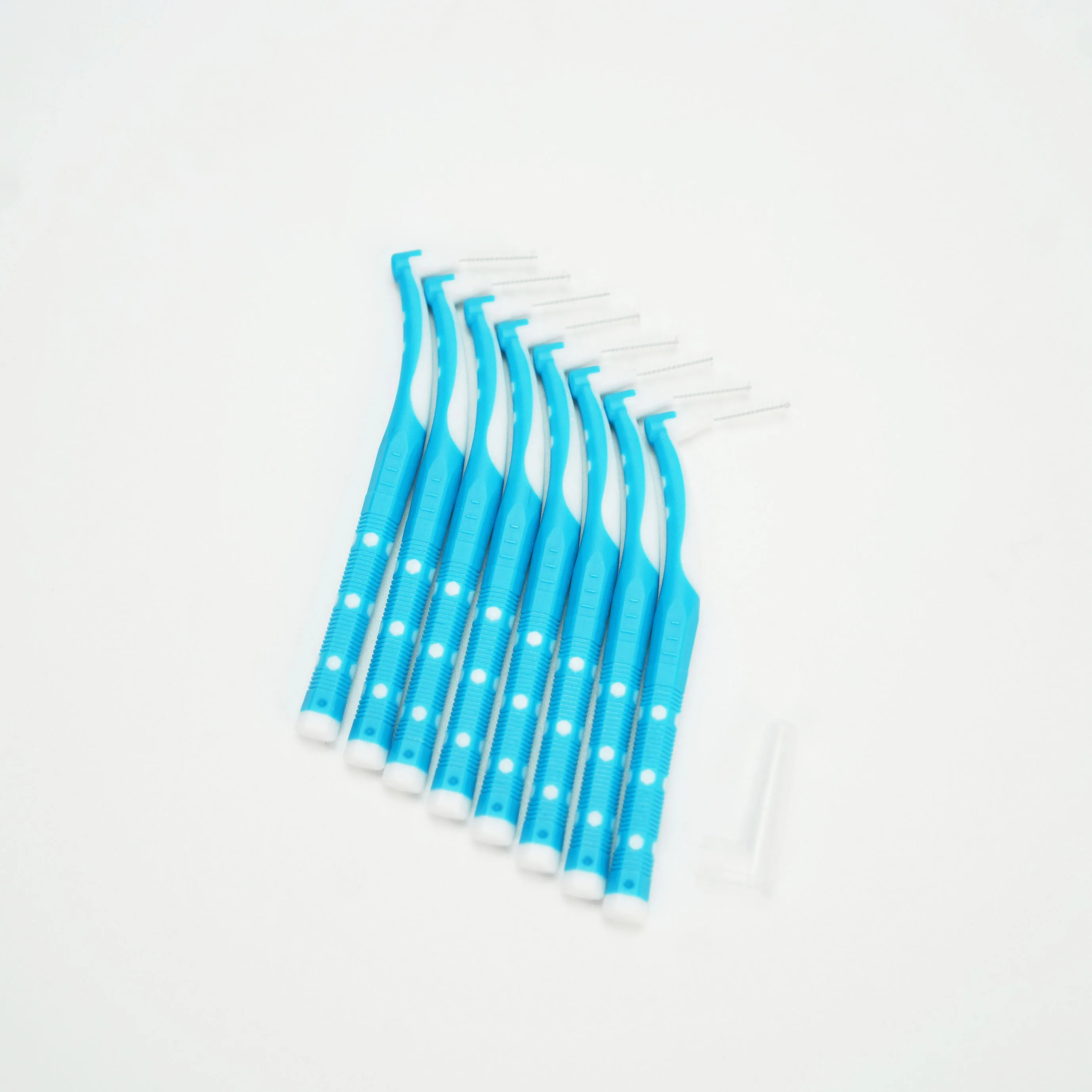 China Wholesale New Design L-Shaped Interdental Brush Customizable Teeth Cleaning Toothpick for Adults