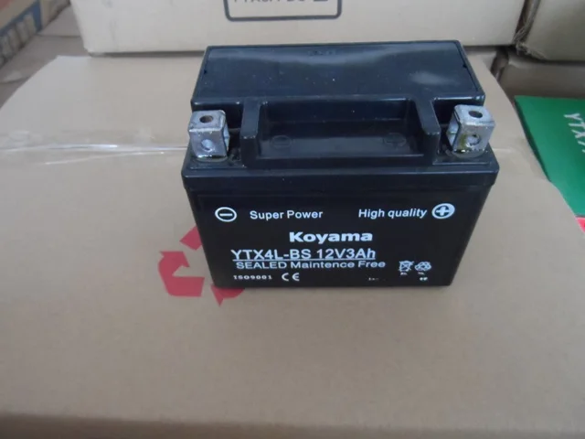 YTX4L-BS 12V 4Ah АКБ для мотоциклов в полоску спортивный батарея цены по прейскуранту