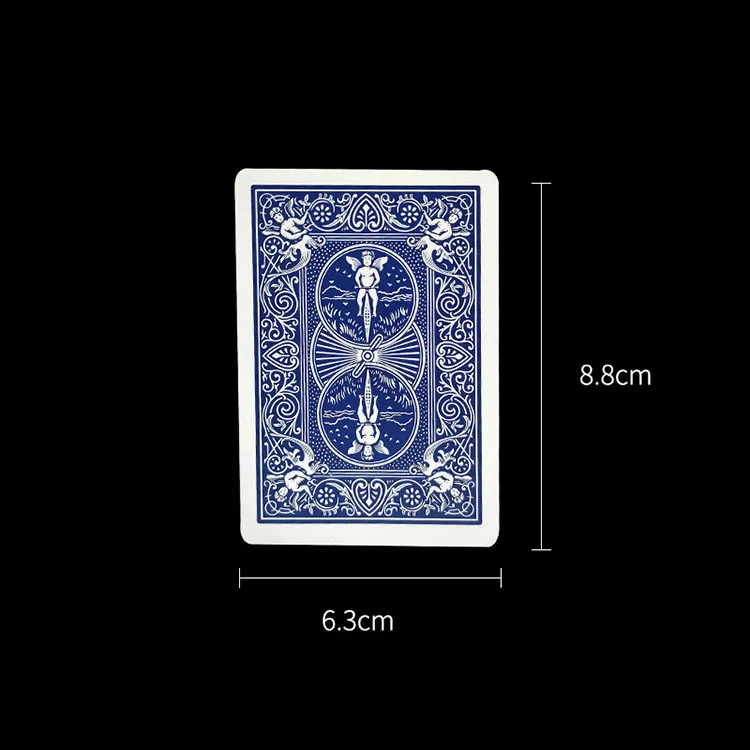 Professional Illusion Magic Card Red Card Change to Blue Card Magic Tricks Props Toy