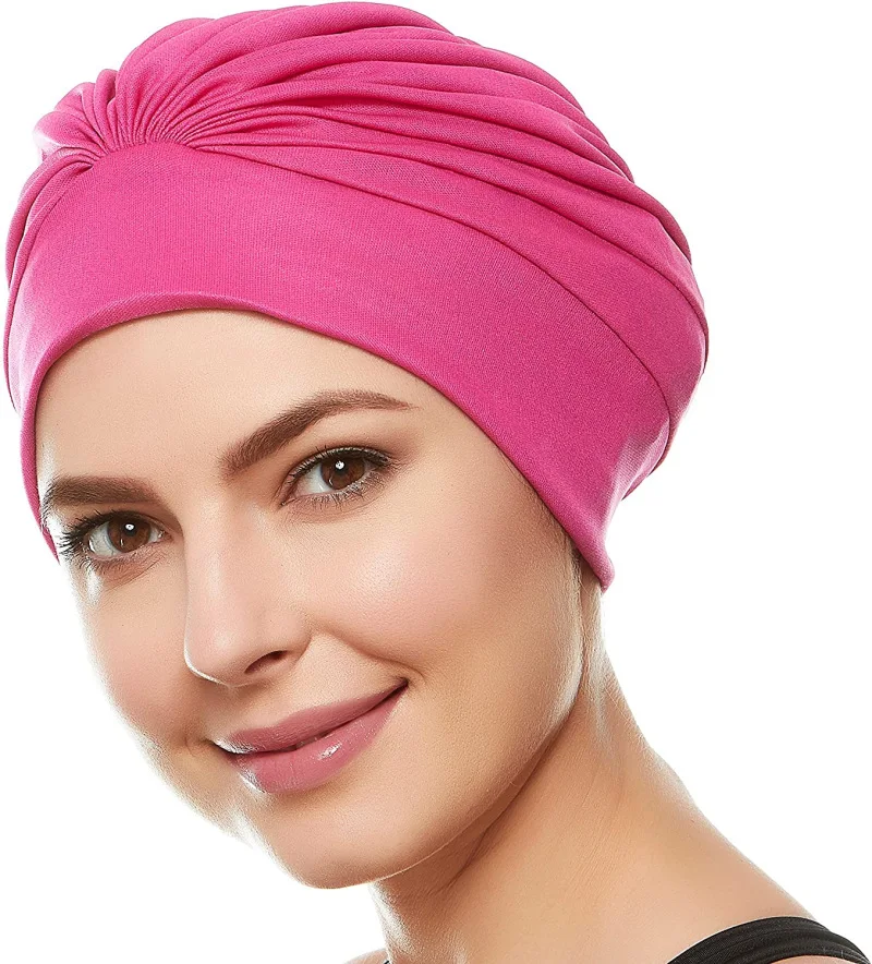 Satin Oxford cloth Double Layer Waterproof Reusable Hair Cap for Women Long Hair Extra Large Shower swimming bonnet