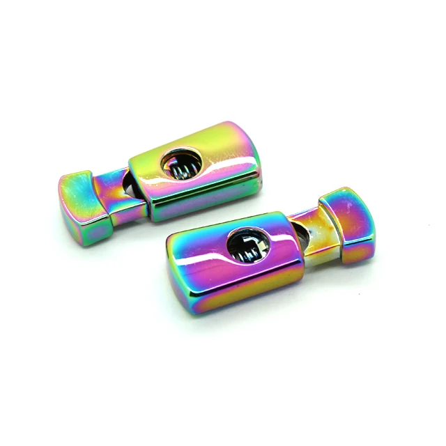 Garment Accessories Rainbow Metal Elastic Cord Plug Pull Cord Buckle Buckle