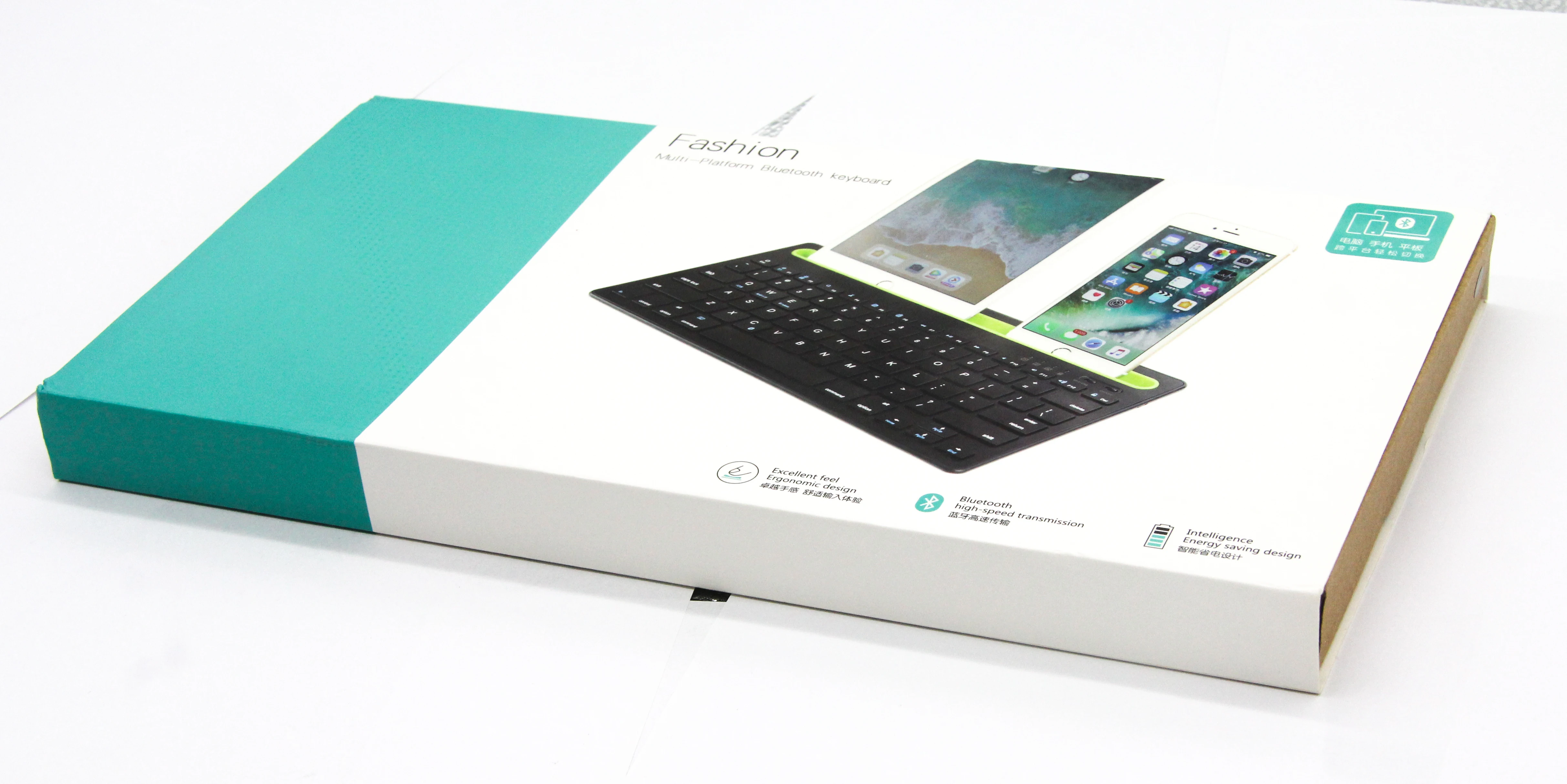 BT 3.0 Cordless Ultra Thin Keyboard  Scissors Type  BT Wireless 78 Keys keyboard With  Mobile Holder function