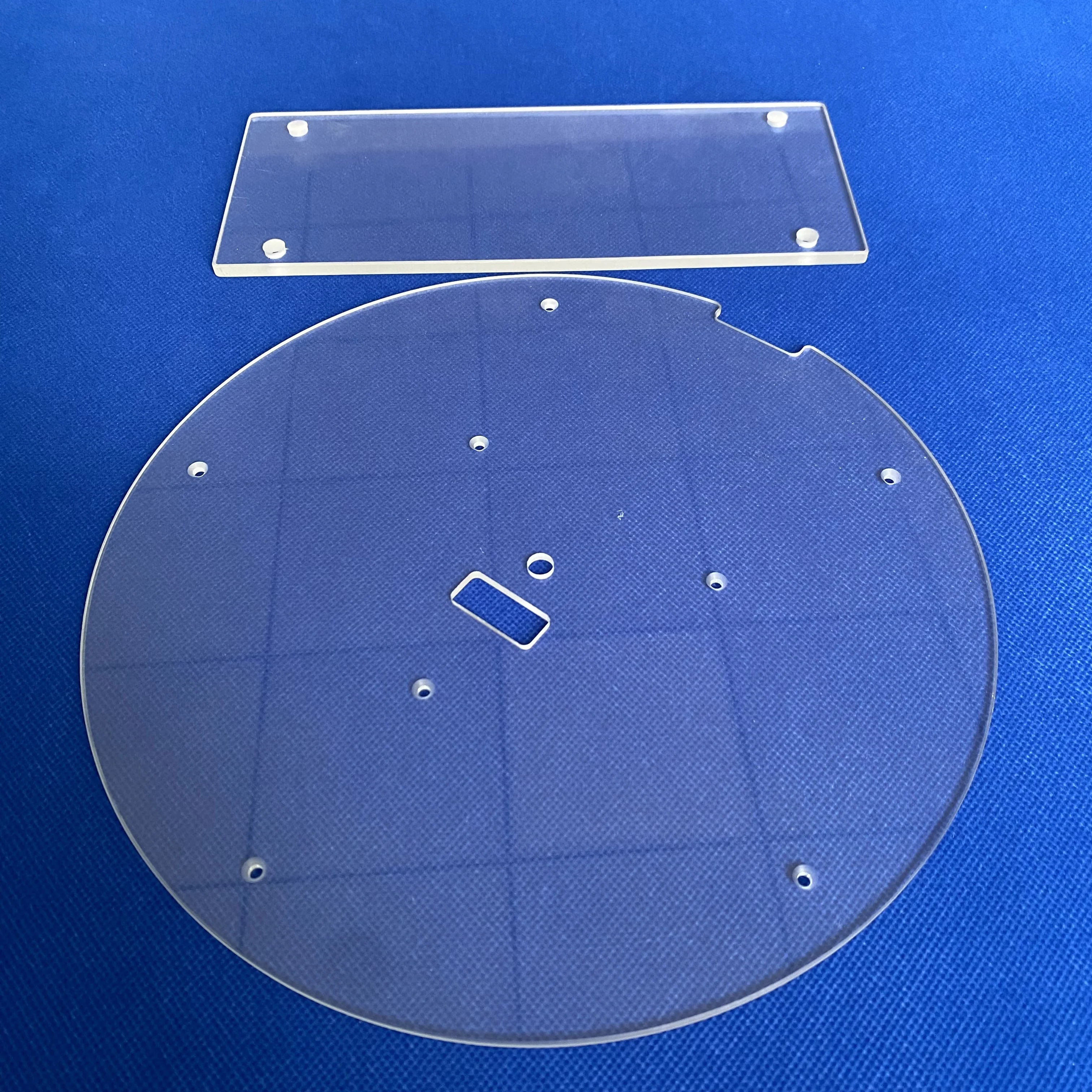 High Temperature & Fire Resistant Borosilicate Glass with Holes Drilling Borosilicate Floated Glass Sheet