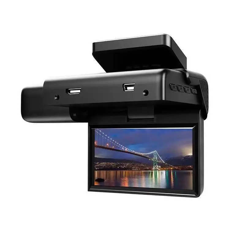 GPS автомобильный черный ящик 3 дюймовый IPS экран с батарейным питанием передние и задние Двойные камеры 2K 2,4G, Wi Fi, автомобильный видеорегистратор (1600329900795)