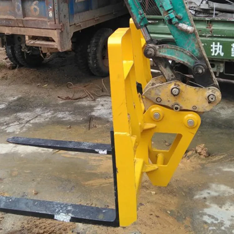 Donghong Skid Steer Pallet Forks Attachment Excavator Pallet Forks For Excavator
