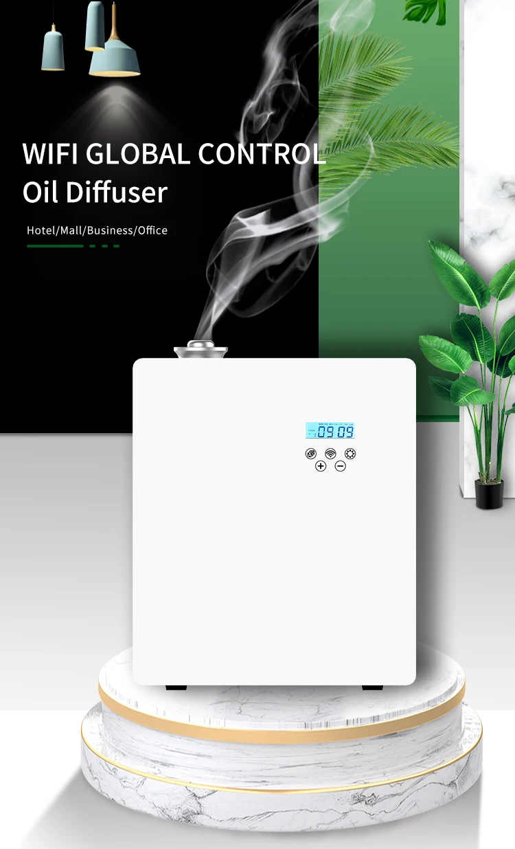 CUNS S600 Advanced Plexiglass Panel Bluetooth Wifi Controlled Fragrance Machine Is Used In Hotels And Shopping Malls