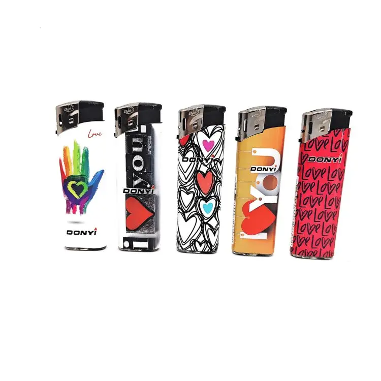 Многоразовые зажигалки для сигарет с камином