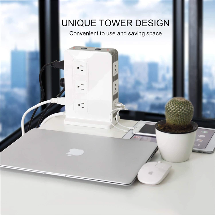 
usb multifunctional vertical socket extension cable socket 