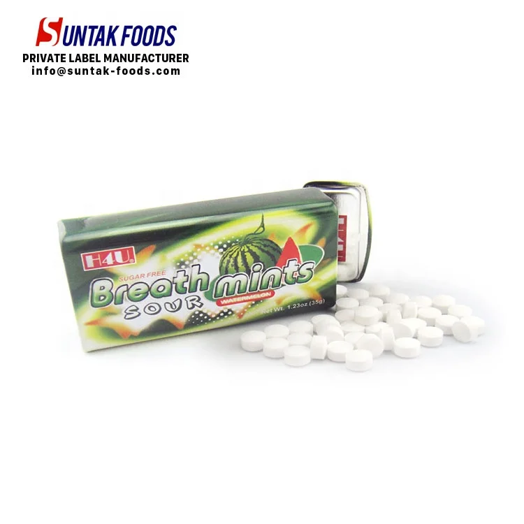 Factory Supplier Sugar Free Hard Sour Sweets Xylitol Candy Bulk Spicy Cinnamon Breath Mints