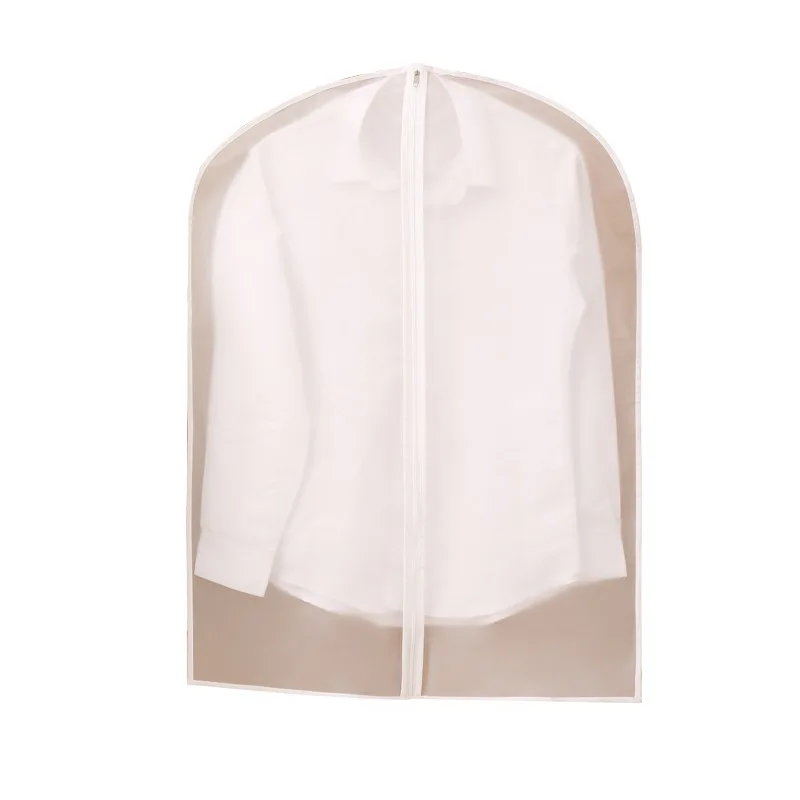 Hot Sale Factory Wholesale Customized Print LogoSize Colors Washable PEVA Transparent Suit Bag Custom Garment Bags