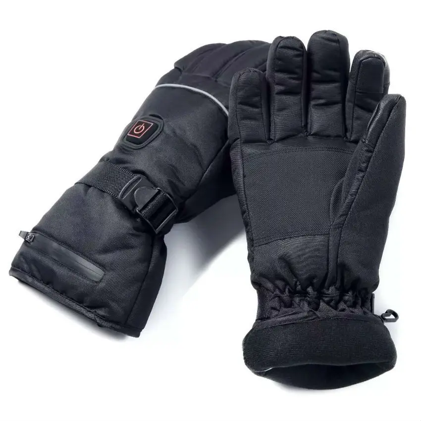 Heating Gloves Winter Motorcycle Ski USB Electric Lithium Battery Rechargeable Thermal Work Heated Gloves