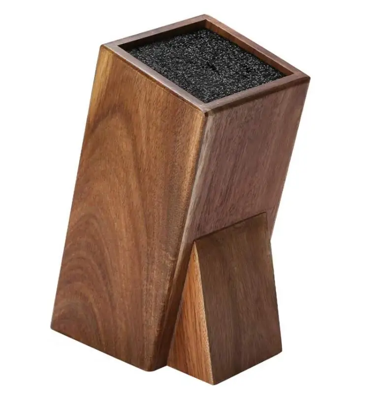 Универсальный большой емкости кухонной бытовой многофункциональный Акация деревянная подставка для ножей, хранение и размещение стеллаж для выставки товаров