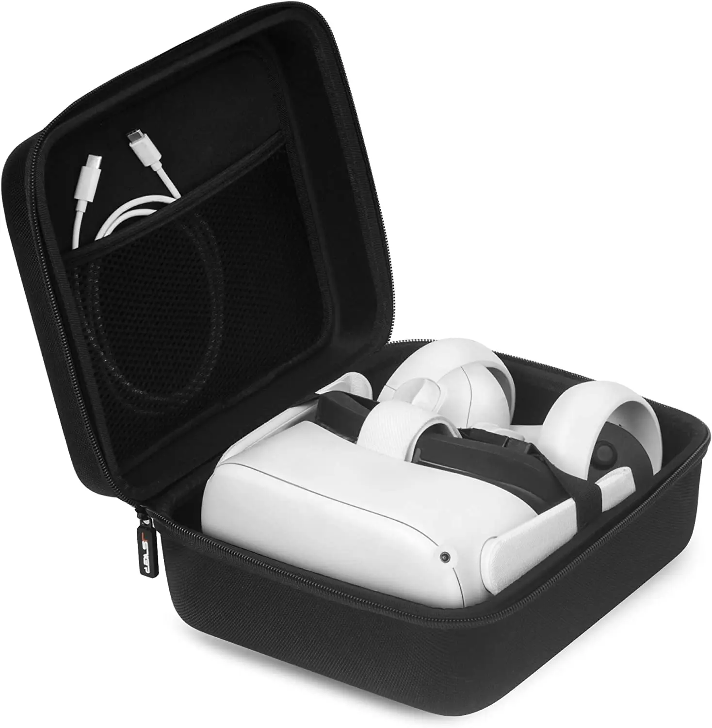 Custom Portable Waterproof Hard Shell Carrying EVA Travel Case for Virtual Reality Meta Quest 3 Headstrap VR Accessories