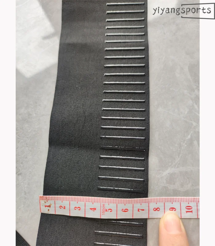 7cm polyester slip gripper webbing tape cycling wear non-slip elastic band silicon gripper