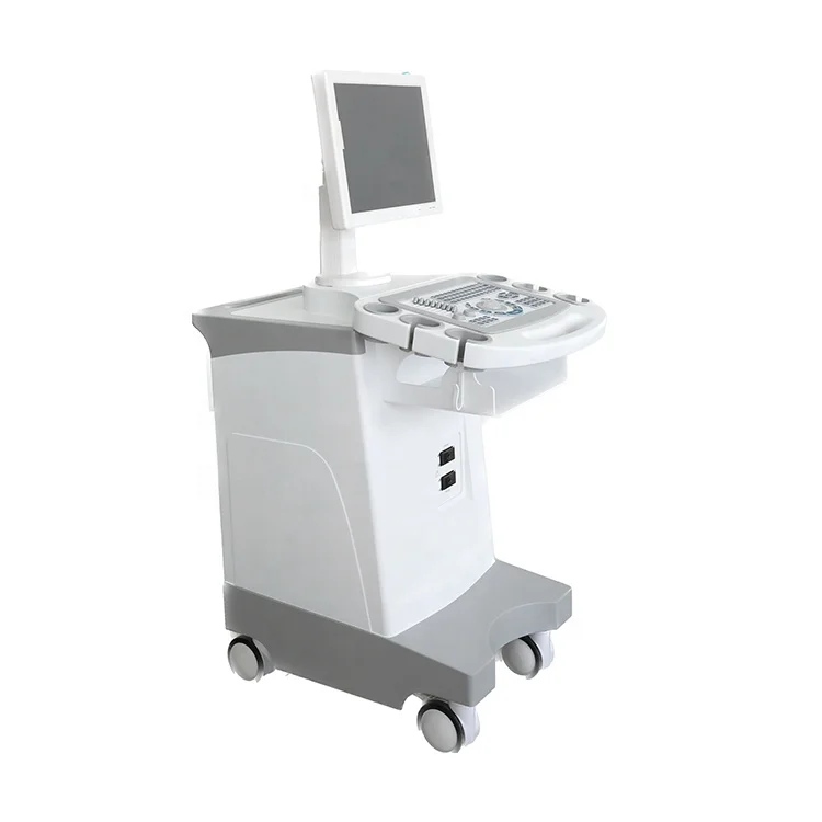 Excellent Performance 15 inch LED Convex+linear+Transvaginal Probe Trolley Ultrasound Applicable In Hospital Trolley Ultrasound