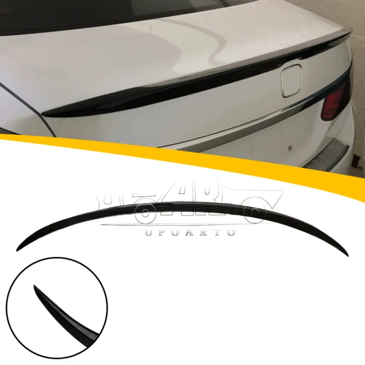 Haosheng Car Spoilers Factory Upgrade Parts ABS Plastic Carbon Fiber Rear Trunk Spoiler For Honda Accord 9th Gen 2013 2014 2015