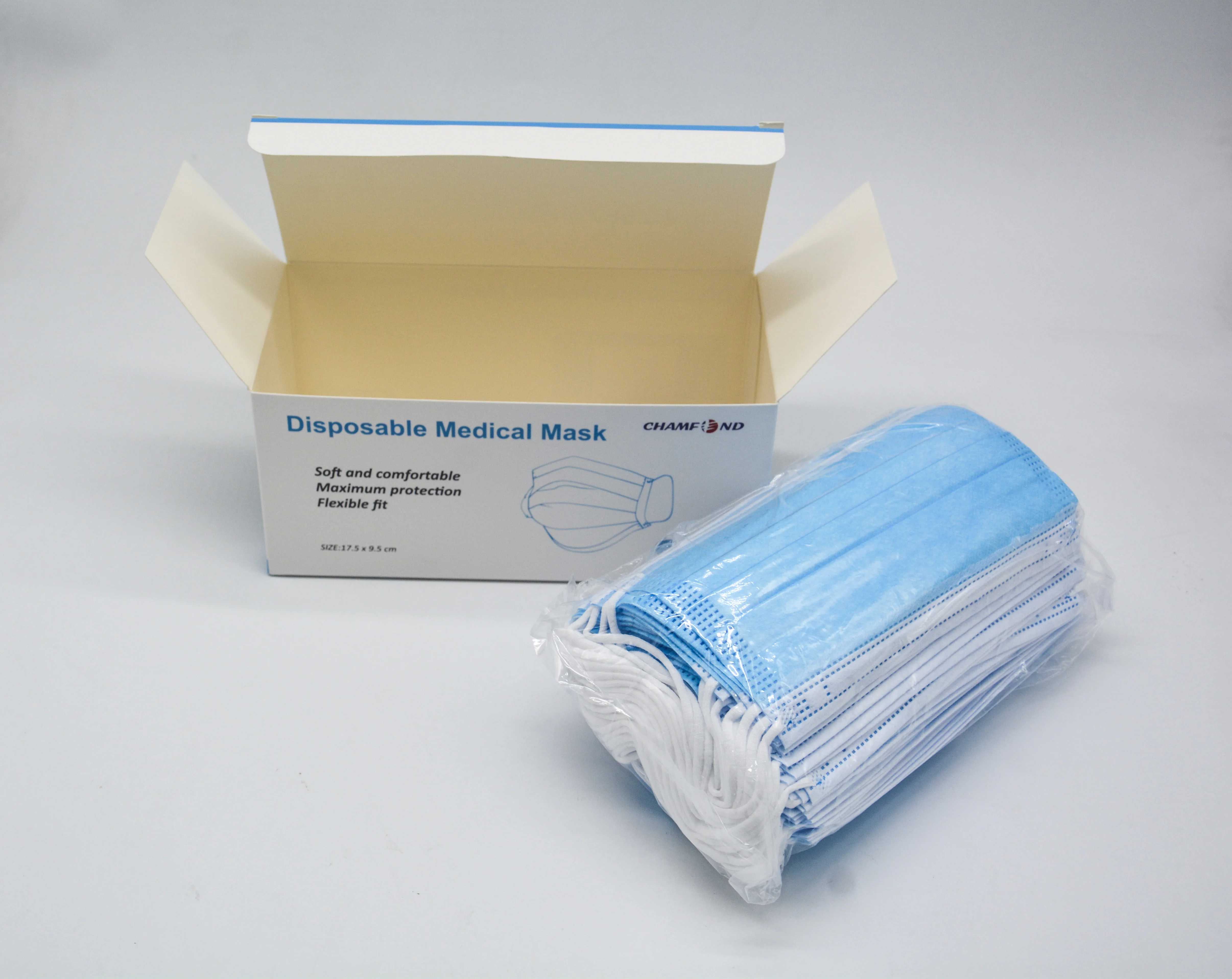 
wholesale medical surgical mask nonwoven 3 ply disposable surgical face mask manufacturer with ce 