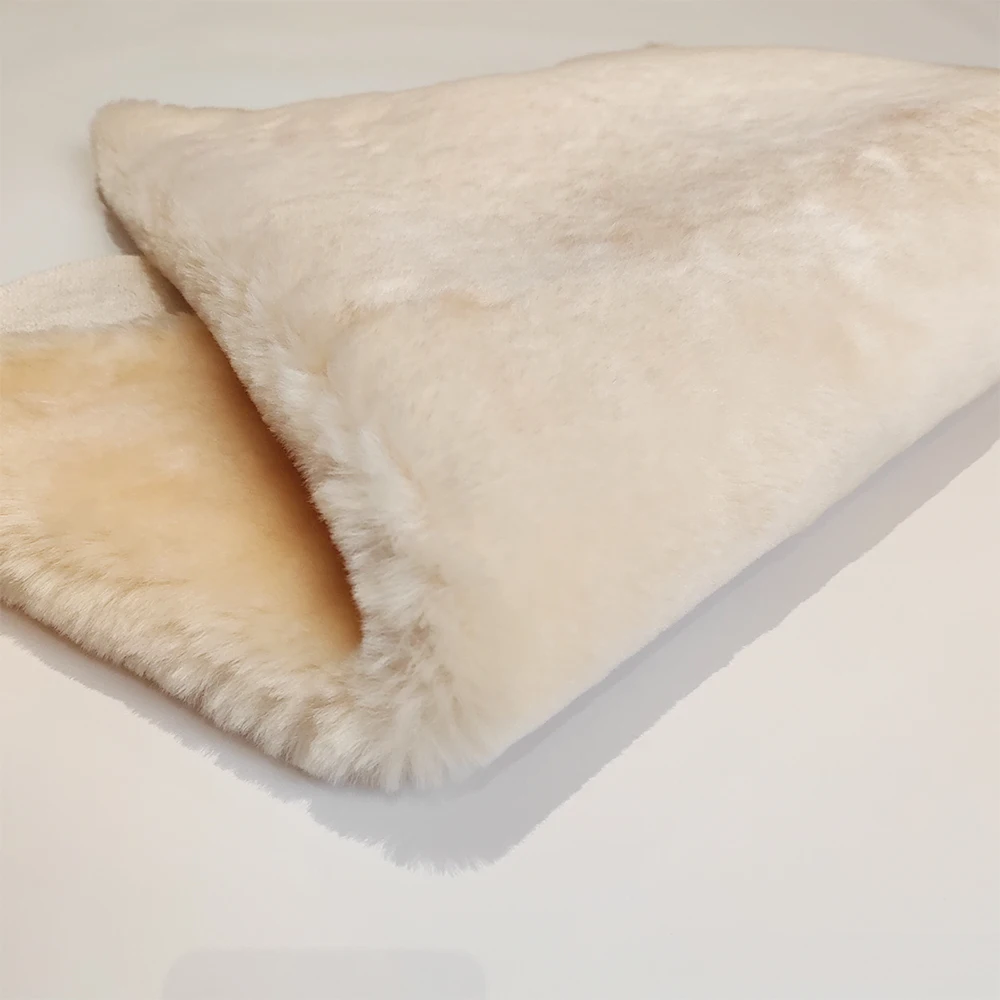 Заводская 100% натуральная подкладка из овчины с длинными шерстяными шкурками воротник натуральной овечьей шкуры для изготовления или украшения куртки