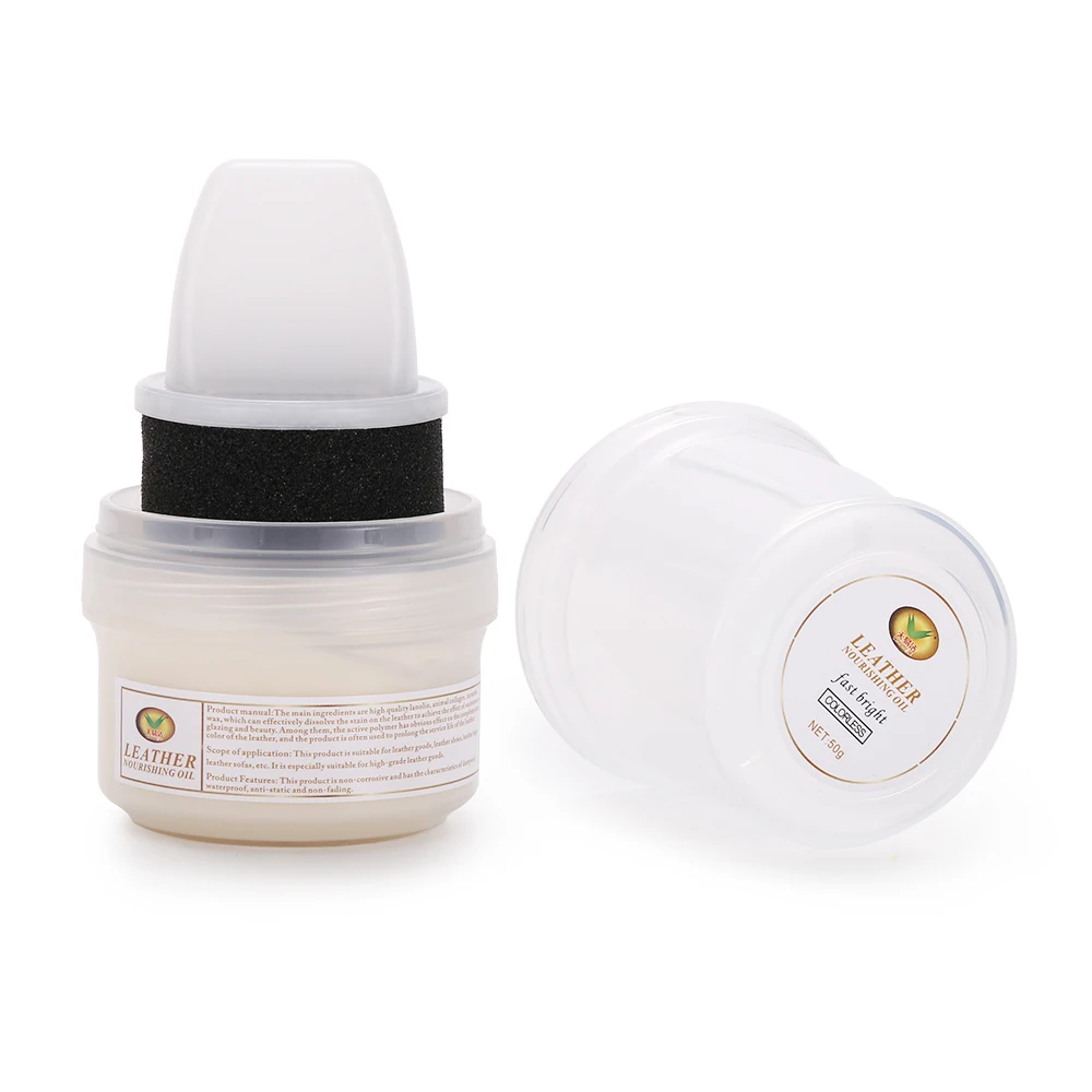 
China shoe polish manufacturer produces 50g milky neutral shoe polish leather shoes maintenance 