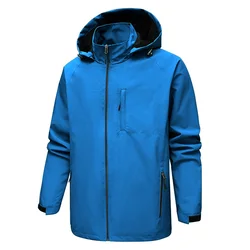 custom logo windbreaker jacket outdoor running  hoody rain crop mens coats spring polyester waterproof jacket