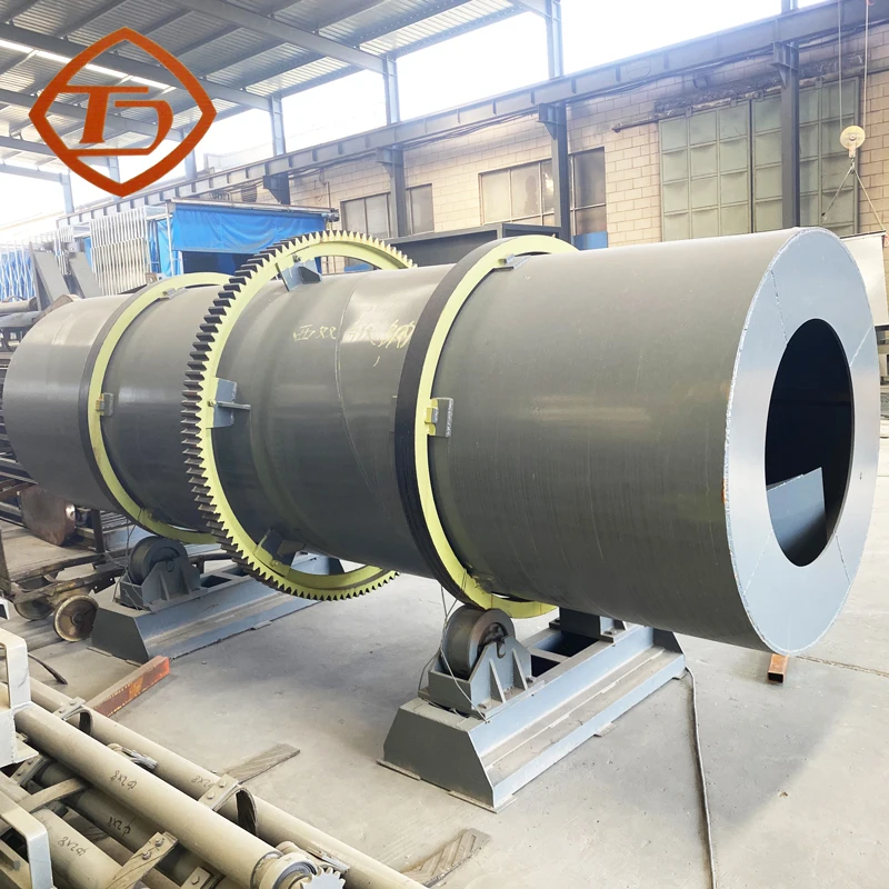 Revolving Coating Rotary Drum Compound Organic Fertilizer Pellets Coating Machine