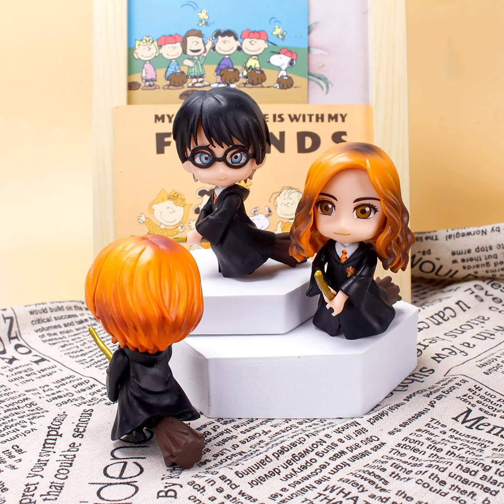 cake topper magic Academy six-piece set James exquisite handicraft