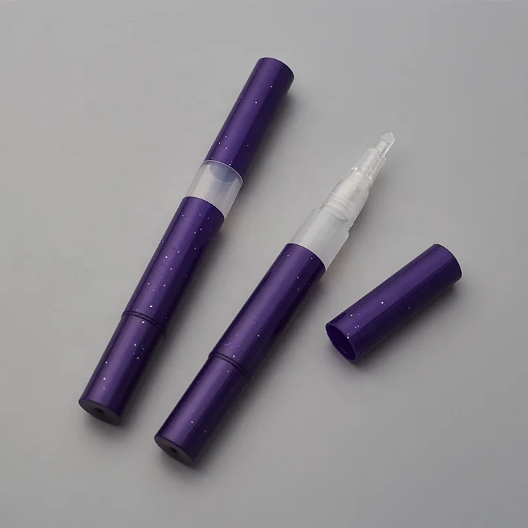 
Hot nail polish lip gloss with brush tip applicator packaging tube 