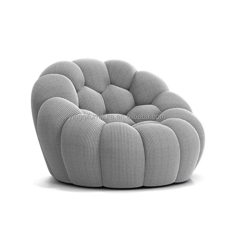 Modern Luxury Curved Honeycomb colorful bubble couch   Sofa Designer set for living room
