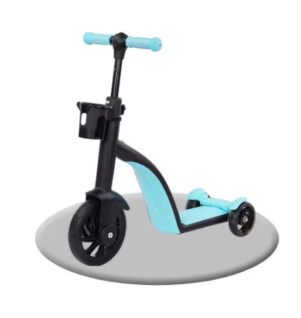 3 in 1 Convertible Kick Scooter Outdoor 3 Wheels Scooter Gift