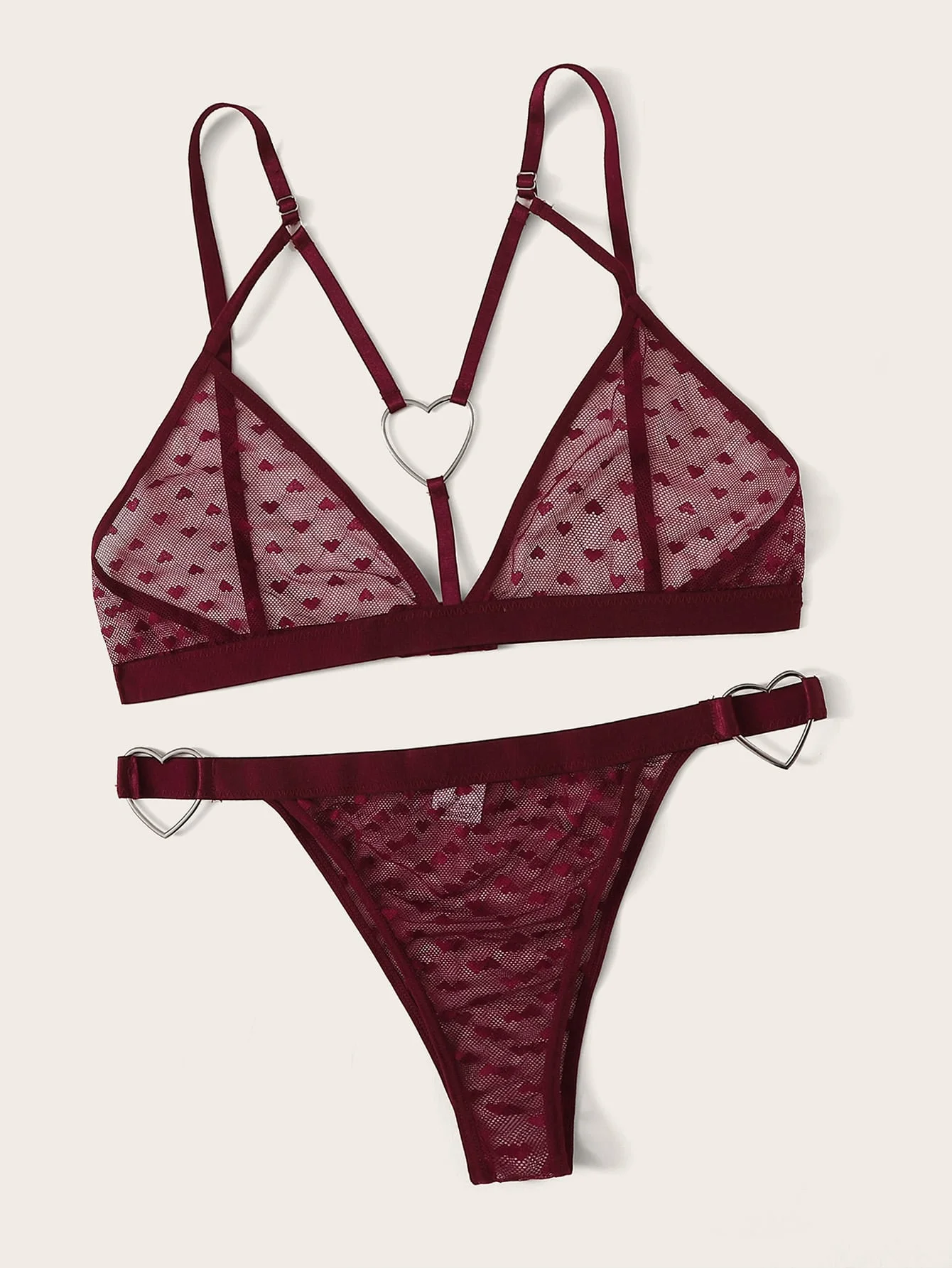 Lingerie Women Sexy Bra Teen Young Girls Sexy Bra And Panties Transparent Mesh Womens Sexy Underwear Bra Brief Set