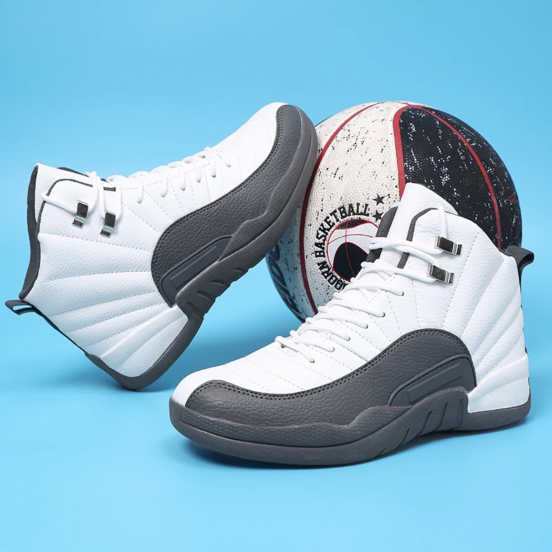 Chinese New Hot Selling Big Size Waterproof Air Basketball Shoes High Top Basketball Sneakers Men