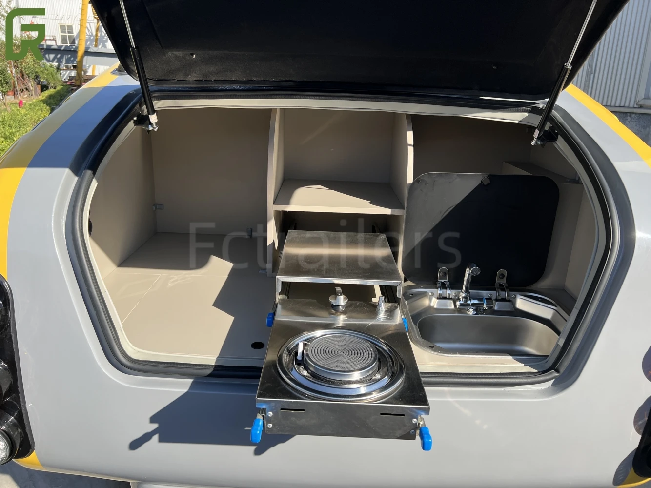 Camper Trailer China Wholesale lightweight utility tiny house Comfort mini Camping teardrop travel caravan outdoor tent