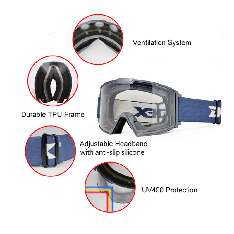 OEM New UV400 Motorcycle Riding Glasses Windproof Motorcycle Mask Sports Goggles Motocross Goggles