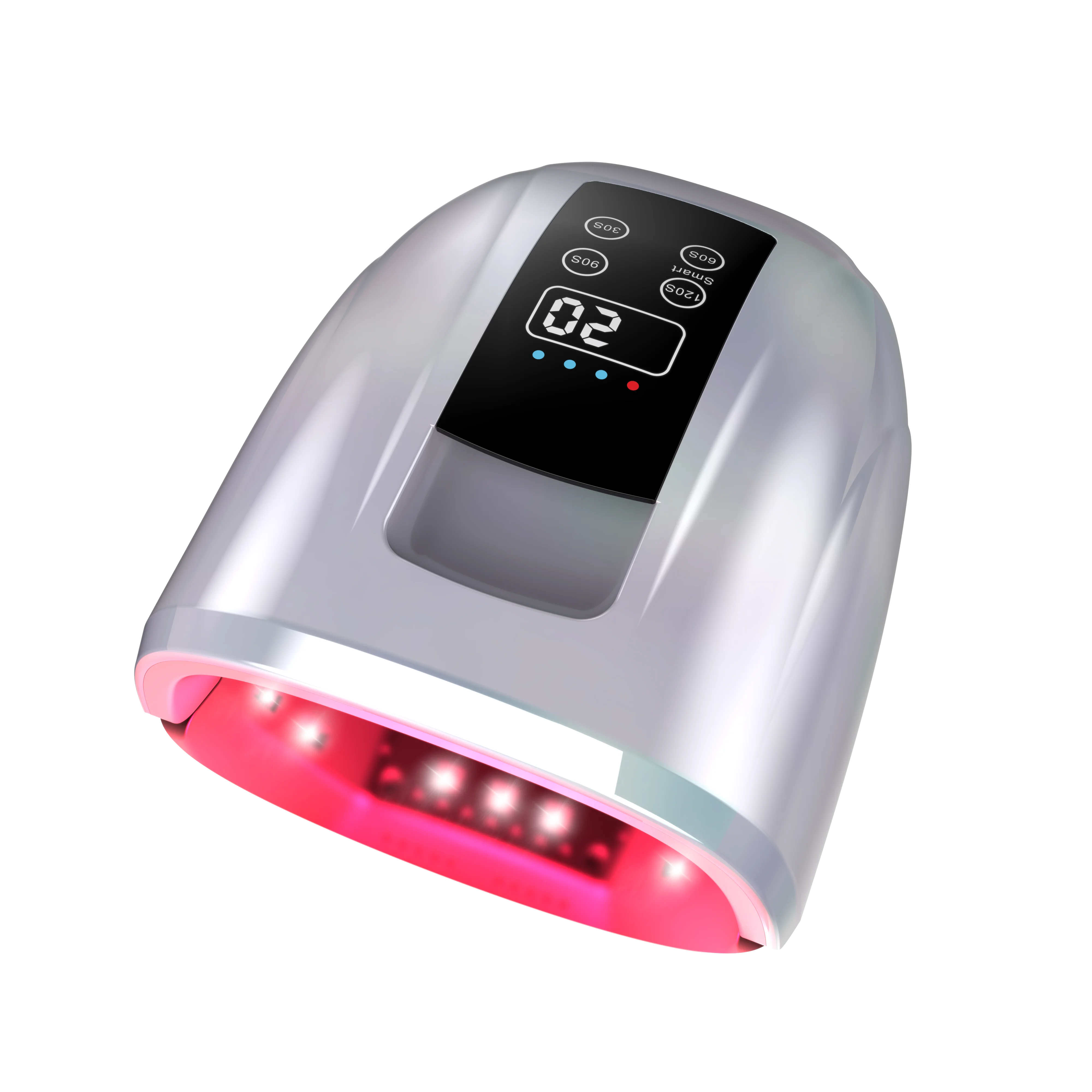 Cordless Rechargeable UV Led Nail Lamp 90W Customized Colorful Colors Drying Nail Gel Manicure