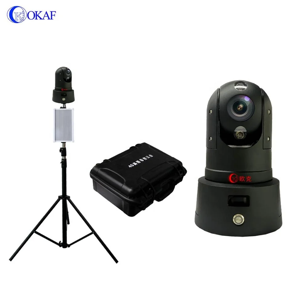 Portable HD Security Surveillance CCTV with Two-way Voice Intercom Solar 4G GPS WIFI  Zoom Dome Wireless PTZ Camera