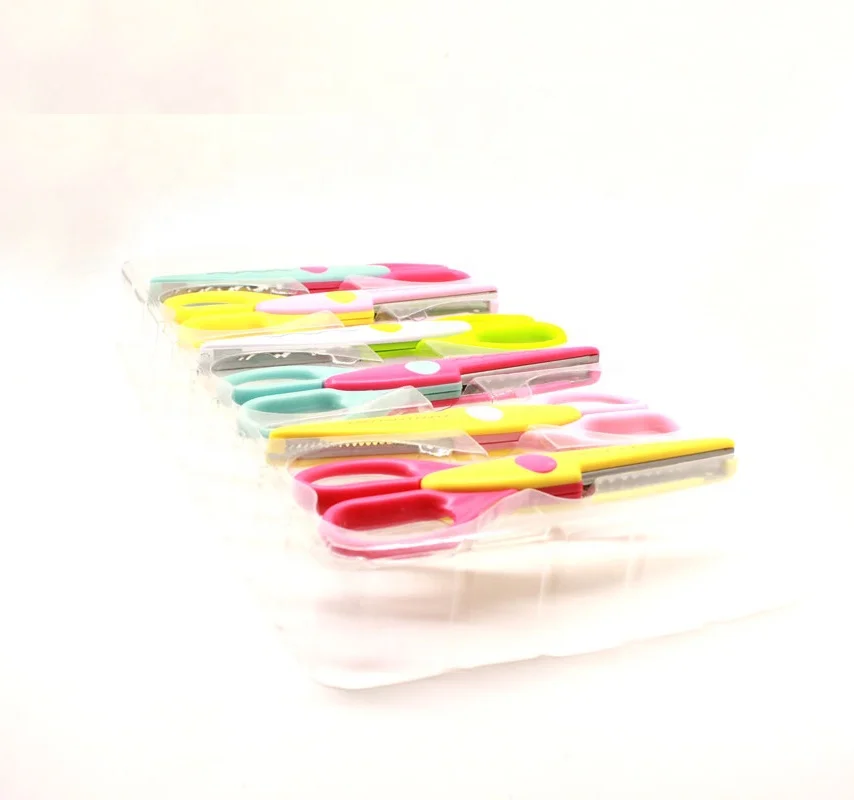 
High quality Paper Edger Pinking Shears Zig Zag Scissors Scrapbooking Decorative Craft Pattern Edged Scissors Paper Trimmer 