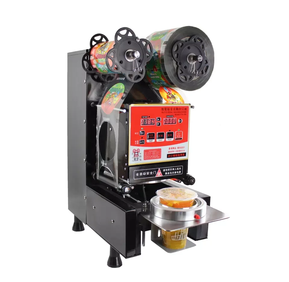 Cup Sealer Boba Milk cup Sealing Machine 95mm 90mm 80mm Coffee Bubble Tea Cup Sealer Machine