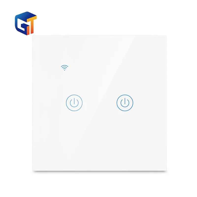 Хит продаж умный дом Zigbee 1071ZC-2 для 2 gang smart switch