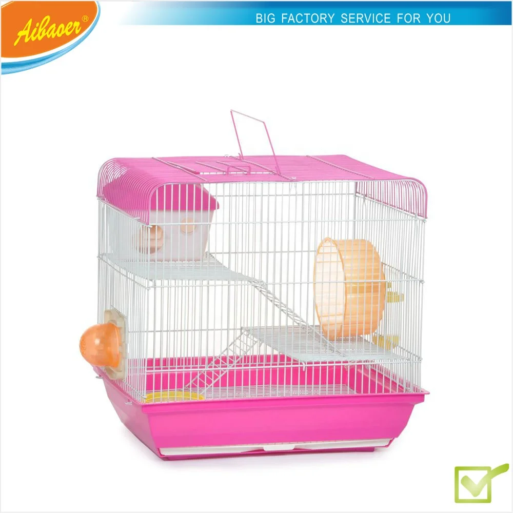M120 Wholesale Factory Luxury Custom Fold Cheap Plastic Metal Acrylic Hamster Cage For Sale