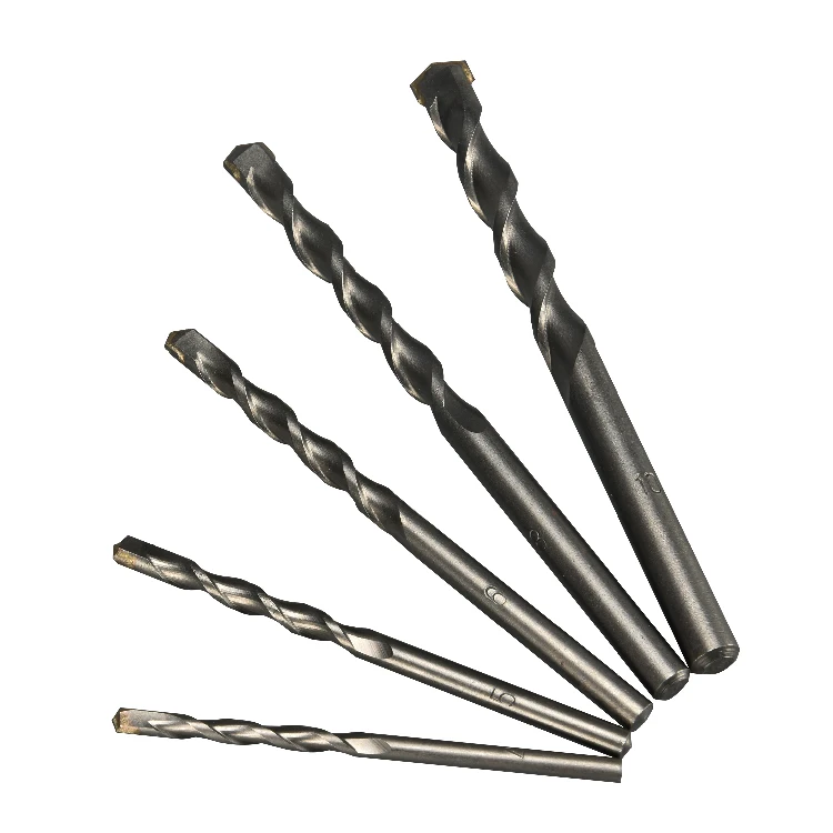 Borui 5Pcs HSS Masonry Drill Bits 4-5-6-8-10mm Multipurpose Drill Bit Set For Concrete Tiles Ceramic Glass Hole