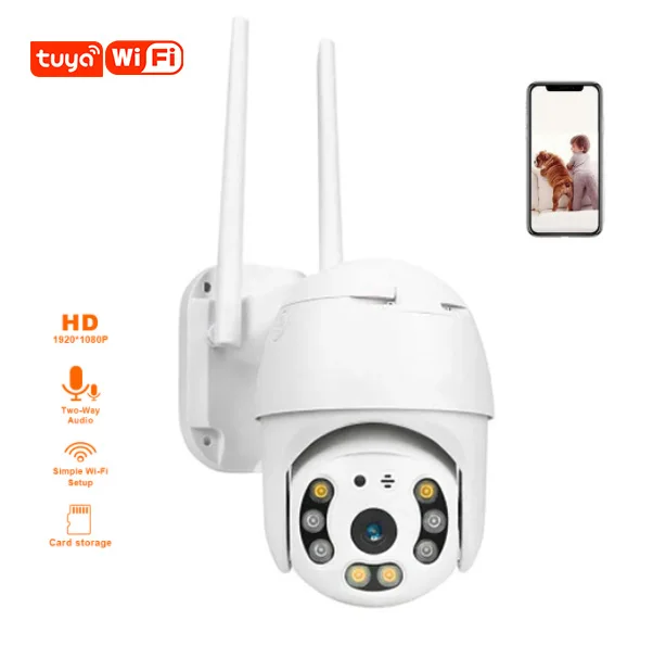  1080P 4MM Wifi CCTV Camera Outdoor Dome Security Surveillance Wireless IP Colorful In