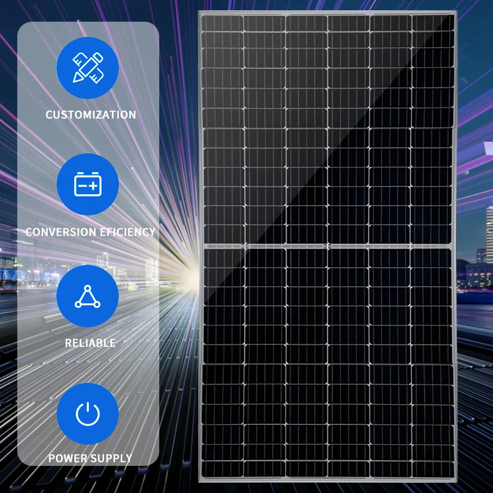 Akcome Solar Panel 550 Watt Mono Solar Panels Single-glass 530W 540W 550W Photovoltaic Panel Rotterdam