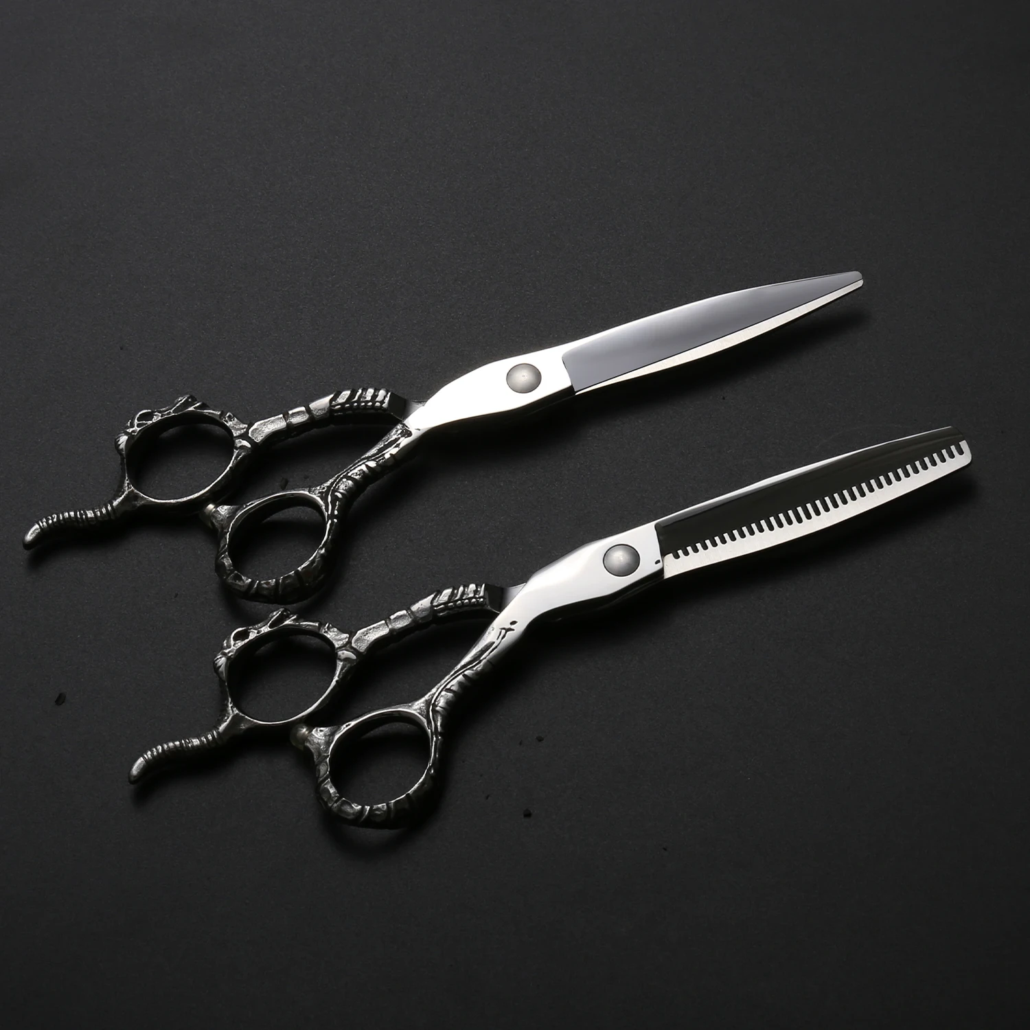 Premium Japan VG10 Steel CNC High quality Barber scissors Hair Thinning scissors Kit Shears for Salon Tijeras