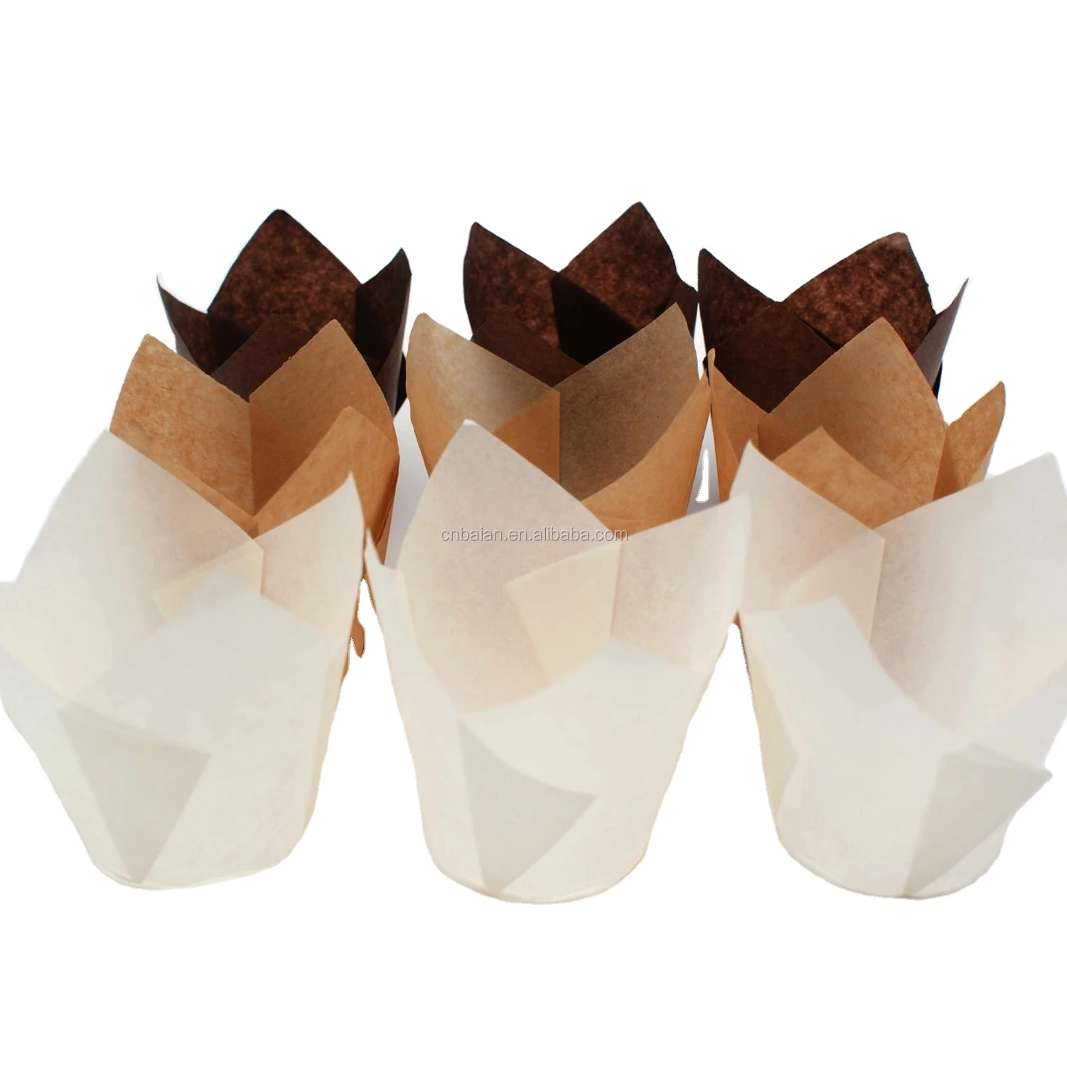 wholesales  greaseproof European paper  baking paper cup,tulip muffin cups,cupcake wrappers